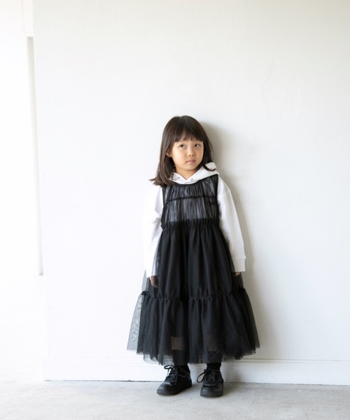 LOWRYS FARM(ローリーズファーム)の「チュールNSティアードワンピース 918899(ワンピース・キッズ・ブラック/ピンク・MEDIUM/LARGE/X-LARGE)」の13枚目の写真