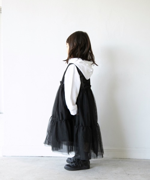 LOWRYS FARM(ローリーズファーム)の「チュールNSティアードワンピース 918899(ワンピース・キッズ・ブラック/ピンク・MEDIUM/LARGE/X-LARGE)」の14枚目の写真