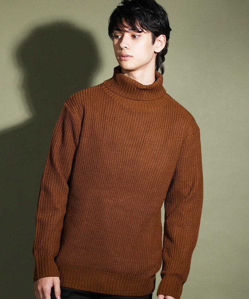 セール 畦編みニットセーター クルーネック タートルニット ニット セーター Air Tokyo Sellection エアートウキョウセレクション のファッション通販 Zozotown