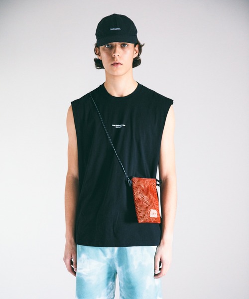 ROTTWEILER(ロットワイラー)の「MESH SHOULDER POUCH(ショルダーバッグ)」|レッド