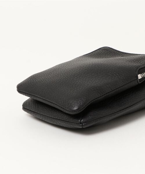 Beau're（ヴュレ）の「BEAURE ヴュレ カウレザー スマホ 巾着 ショルダー（ショルダーバッグ・レディース・ブラック/オリーブ/ベージュ/グレー/ホワイト/オレンジ/パープル/サックスブルー・FREE/SMALL）」の14枚目の写真