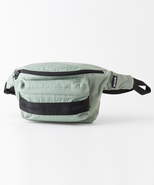 OUTDOOR PRODUCTS(アウトドアプロダクツ)の「HILLSDALE WAISTBAG 111109 ウエストポーチ/ウエストバッグ ブランドロゴ(ボディバッグ/ウエストポーチ・レディース・ピンク/ベージュ/ブラック/グリーン・FREE)」の3枚目の写真