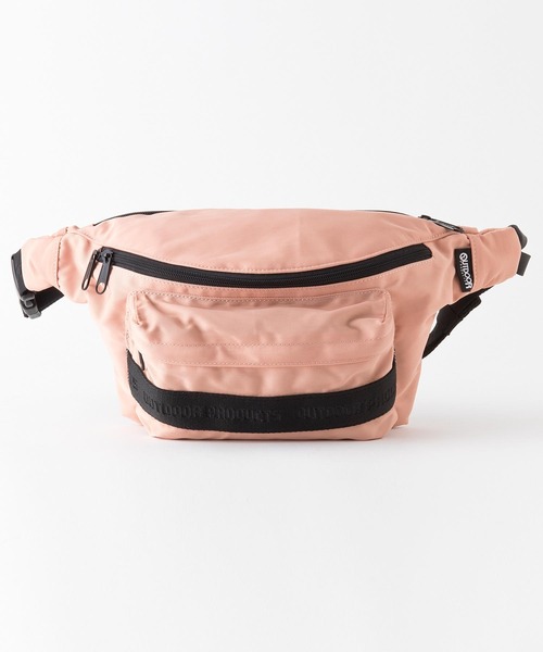 OUTDOOR PRODUCTS(アウトドアプロダクツ)の「HILLSDALE WAISTBAG 111109 ウエストポーチ/ウエストバッグ ブランドロゴ(ボディバッグ/ウエストポーチ・レディース・ピンク/ベージュ/ブラック/グリーン・FREE)」の5枚目の写真