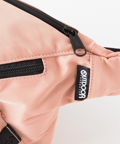 OUTDOOR PRODUCTS(アウトドアプロダクツ)の「HILLSDALE WAISTBAG 111109 ウエストポーチ/ウエストバッグ ブランドロゴ(ボディバッグ/ウエストポーチ・レディース・ピンク/ベージュ/ブラック/グリーン・FREE)」の8枚目の写真