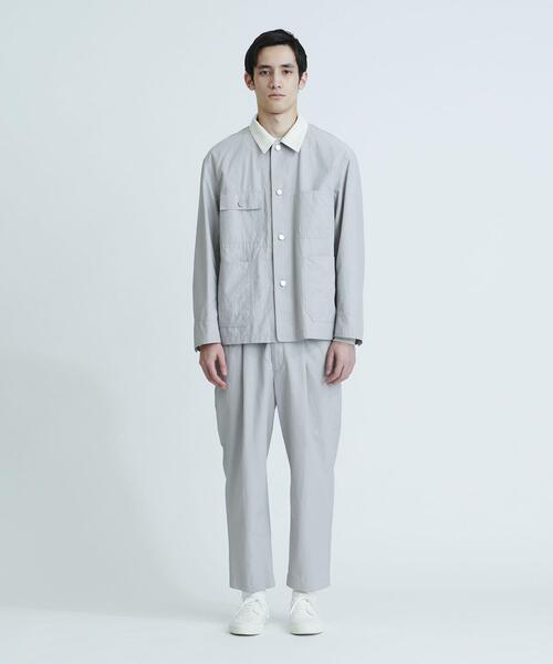 BEAUTY&YOUTH UNITED ARROWS(ビューティーアンドユースユナイテッドアローズ)の「BY ライト コットンナイロン 1P オッドパンツ 【セットアップ対応】(その他パンツ・メンズ・オレンジ系その他/ダークグレー/オリーブ/ライトグレー/ダークグリーン/ライトブルー/ベージュ・S/M/L/XL)」の14枚目の写真