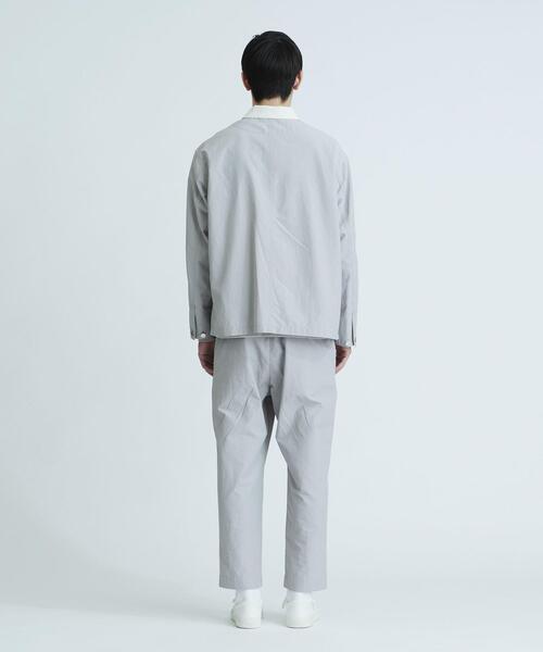 BEAUTY&YOUTH UNITED ARROWS(ビューティーアンドユースユナイテッドアローズ)の「BY ライト コットンナイロン 1P オッドパンツ 【セットアップ対応】(その他パンツ・メンズ・オレンジ系その他/ダークグレー/オリーブ/ライトグレー/ダークグリーン/ライトブルー/ベージュ・S/M/L/XL)」の8枚目の写真