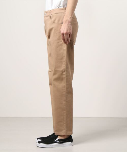 ARCADE（アーケード）の「ツイル&デニム ストレッチ素材 テーパード ワイドパンツ（チノパンツ・メンズ・ワンウォッシュ/ブラック/インディゴブルー/カーキ/ベージュ/チャコールグレー/ブルー・LL/M/L）」の18枚目の写真