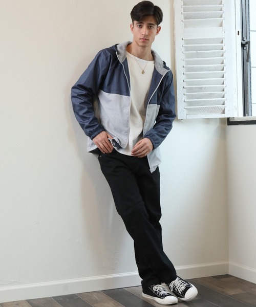 ARCADE（アーケード）の「ツイル&デニム ストレッチ素材 テーパード ワイドパンツ（チノパンツ・メンズ・ワンウォッシュ/ブラック/インディゴブルー/カーキ/ベージュ/チャコールグレー/ブルー・LL/M/L）」の22枚目の写真