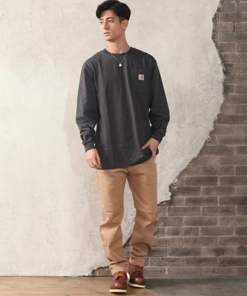 ARCADE（アーケード）の「ツイル&デニム ストレッチ素材 テーパード ワイドパンツ（チノパンツ・メンズ・ワンウォッシュ/ブラック/インディゴブルー/カーキ/ベージュ/チャコールグレー/ブルー・LL/M/L）」の13枚目の写真