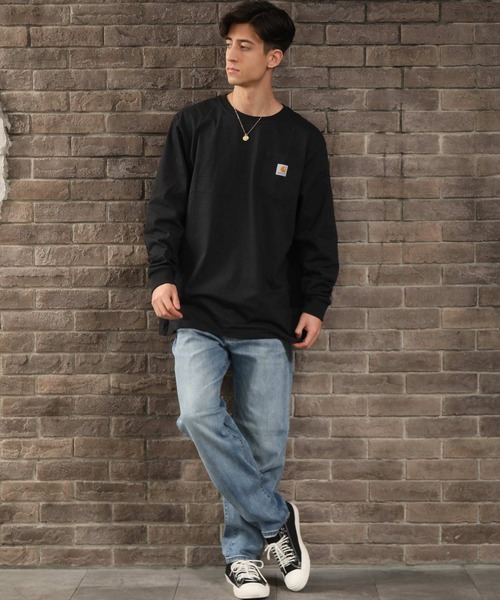 ARCADE（アーケード）の「ツイル&デニム ストレッチ素材 テーパード ワイドパンツ（チノパンツ・メンズ・ワンウォッシュ/ブラック/インディゴブルー/カーキ/ベージュ/チャコールグレー/ブルー・LL/M/L）」の20枚目の写真