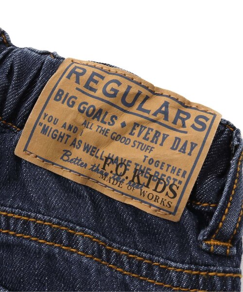 F.O.KIDS(エフオーキッズ)の「スタンダードデニムパンツ 5分丈(デニムパンツ・キッズ・ネイビー/サックスブルー/ブルー・90/100/110/120/130/95/140/80)」の16枚目の写真