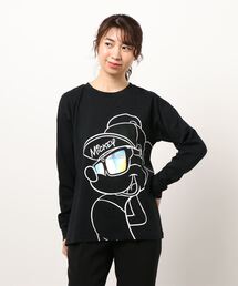 親子お揃い ディズニー キャラクターサングラスロンT 4916A