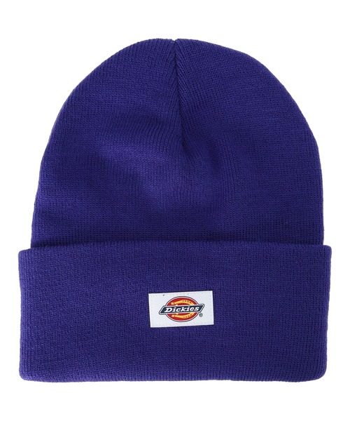 Dickies(ディッキーズ)の「Dickies/ディッキーズ ビーニー ダブル ニット パッチ 14020100(ニットキャップ/ビーニー・メンズ・ブラウン/ブラック/ホワイト/ダークグレー/パープル・FREE)」の5枚目の写真