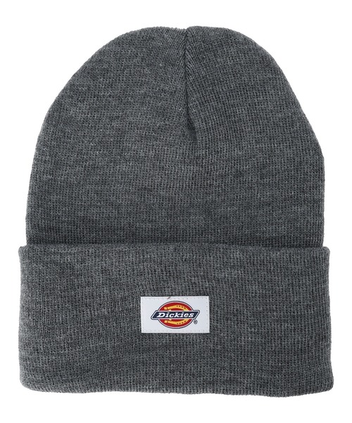 Dickies(ディッキーズ)の「Dickies/ディッキーズ ビーニー ダブル ニット パッチ 14020100(ニットキャップ/ビーニー・メンズ・ブラウン/ブラック/ホワイト/ダークグレー/パープル・FREE)」の3枚目の写真