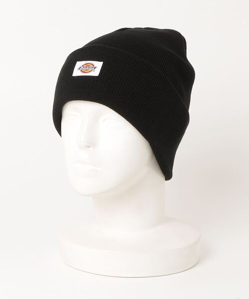 Dickies(ディッキーズ)の「Dickies/ディッキーズ ビーニー ダブル ニット パッチ 14020100(ニットキャップ/ビーニー・メンズ・ブラウン/ブラック/ホワイト/ダークグレー/パープル・FREE)」の6枚目の写真