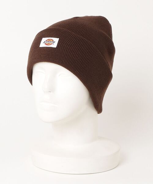 Dickies(ディッキーズ)の「Dickies/ディッキーズ ビーニー ダブル ニット パッチ 14020100(ニットキャップ/ビーニー・メンズ・ブラウン/ブラック/ホワイト/ダークグレー/パープル・FREE)」の13枚目の写真