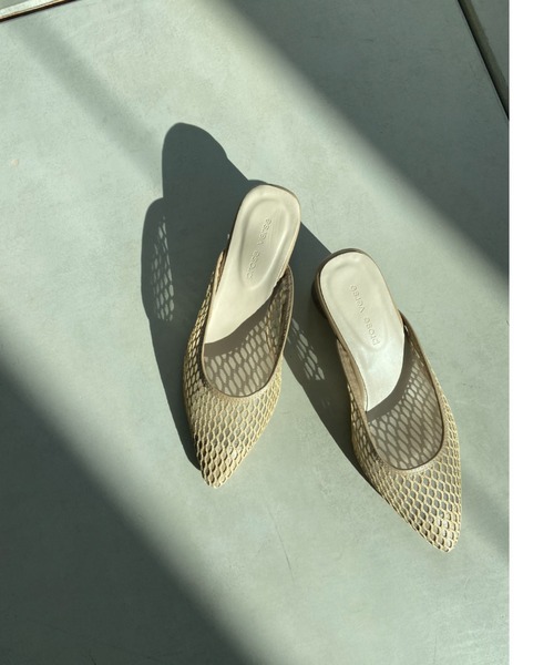 prose verse（プロズヴェール）の「メッシュミュール（パンプス・レディース・ブラック/ベージュ/オリーブ/キャメル・SMALL/MEDIUM/LARGE/LL）」の3枚目の写真