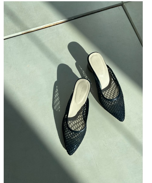 prose verse（プロズヴェール）の「メッシュミュール（パンプス・レディース・ブラック/ベージュ/オリーブ/キャメル・SMALL/MEDIUM/LARGE/LL）」の2枚目の写真