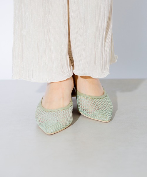 prose verse（プロズヴェール）の「メッシュミュール（パンプス・レディース・ブラック/ベージュ/オリーブ/キャメル・SMALL/MEDIUM/LARGE/LL）」の15枚目の写真