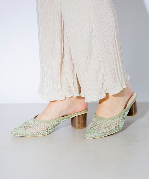 prose verse（プロズヴェール）の「メッシュミュール（パンプス・レディース・ブラック/ベージュ/オリーブ/キャメル・SMALL/MEDIUM/LARGE/LL）」の5枚目の写真