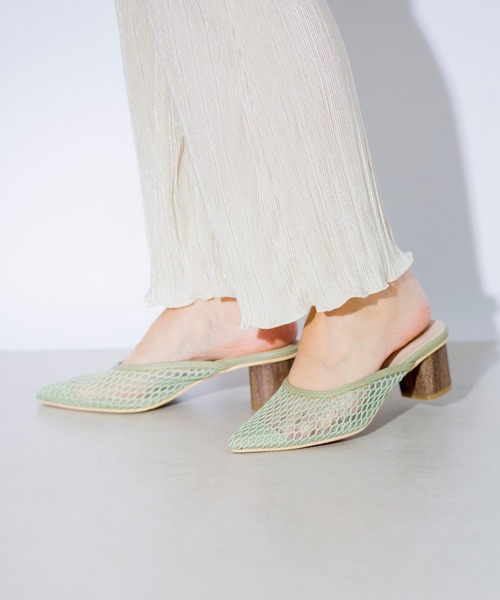 prose verse（プロズヴェール）の「メッシュミュール（パンプス・レディース・ブラック/ベージュ/オリーブ/キャメル・SMALL/MEDIUM/LARGE/LL）」の7枚目の写真