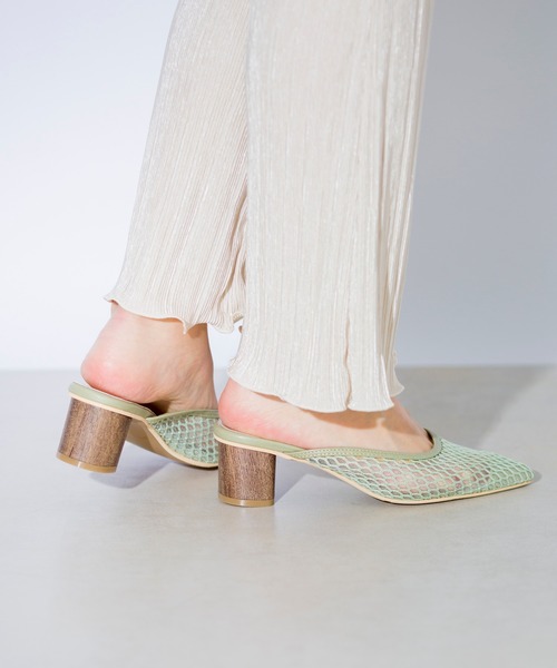 prose verse（プロズヴェール）の「メッシュミュール（パンプス・レディース・ブラック/ベージュ/オリーブ/キャメル・SMALL/MEDIUM/LARGE/LL）」の10枚目の写真