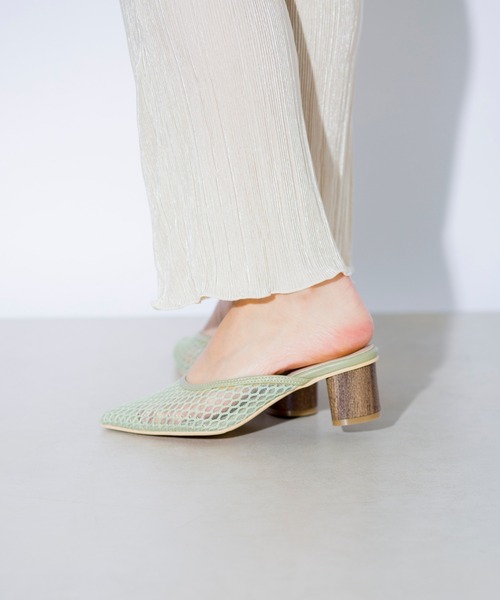 prose verse（プロズヴェール）の「メッシュミュール（パンプス・レディース・ブラック/ベージュ/オリーブ/キャメル・SMALL/MEDIUM/LARGE/LL）」の21枚目の写真