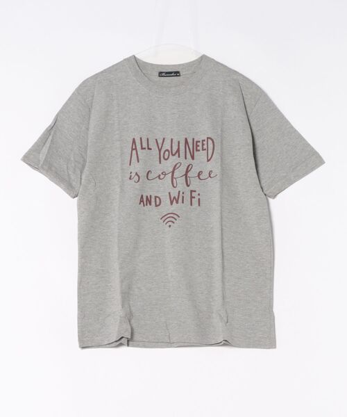 STYLEBLOCK(スタイルブロック)の「半袖ロゴプリントTシャツ(Tシャツ/カットソー・メンズ・ホワイト/ブラック/杢グレー・L/LL/M)」の2枚目の写真