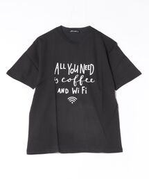 半袖ロゴプリントTシャツ