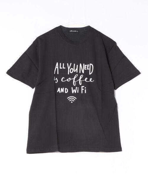 STYLEBLOCK(スタイルブロック)の「半袖ロゴプリントTシャツ(Tシャツ/カットソー・メンズ・ホワイト/ブラック/杢グレー・L/LL/M)」の1枚目の写真