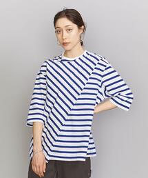 ＜J.C.M＞レイヤードボーダーカットソー