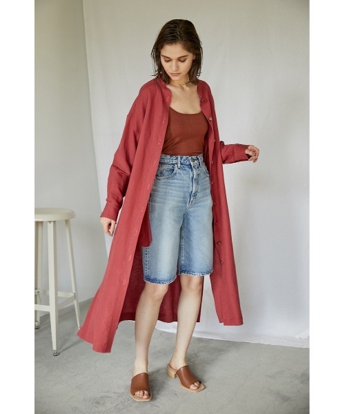 BLACK BY MOUSSY（ブラックバイマウジー）の「linen rayon one piece