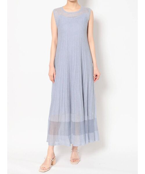 LAGUNAMOON（ラグナムーン）の「シアーカッティングニットワンピース（ワンピース・レディース・ブラック/ブルー/アイボリー・SMALL/MEDIUM）」の11枚目の写真