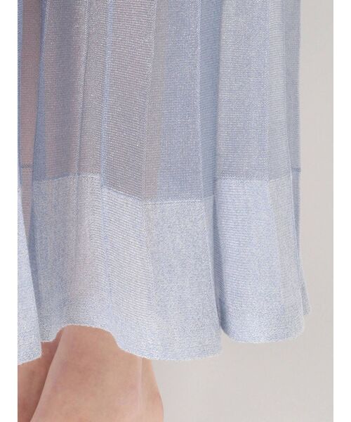 LAGUNAMOON（ラグナムーン）の「シアーカッティングニットワンピース（ワンピース・レディース・ブラック/ブルー/アイボリー・SMALL/MEDIUM）」の9枚目の写真