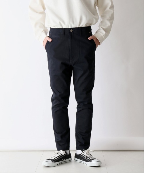 JOURNAL STANDARD(ジャーナルスタンダード)の「【SEGMENT / セグメント】スリムテーパード チノ パンツ(チノパンツ・メンズ・ベージュ/ブラック・MEDIUM/LARGE/SMALL)」の6枚目の写真
