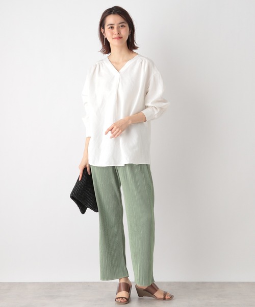 LEPSIM（レプシィム）の「ヨウリュウイージーパンツ　937857（その他パンツ・レディース・ブラック/ミント/グレイッシュベージュ/イエロー/ライトパープル/ブラウン・MEDIUM/LARGE）」の7枚目の写真