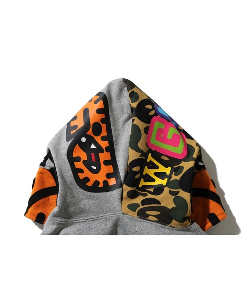 Ape milo パーカー M A BATHING APE（アベイシングエイプ）の「BABY MILO COLOR BLOCK