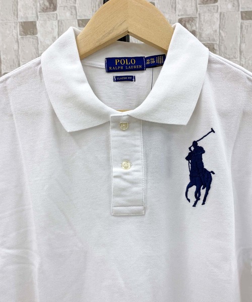 【トレンド】ラルフローレン ポロシャツ　ビッグポニー　ナンバリング　刺繍　M POLO RALPH LAUREN（ポロ ラルフ ローレン）の「ビッグポニー