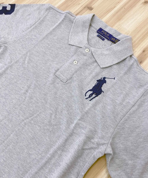 【トレンド】ラルフローレン ポロシャツ　ビッグポニー　ナンバリング　刺繍　M POLO RALPH LAUREN（ポロ ラルフ ローレン）の「ビッグポニー