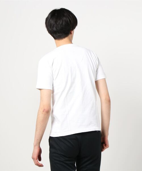 Champion(チャンピオン)の「【Champion/チャンピオン】メンズ MADE IN USA T1011(ティーテンイレブン) ショートスリーブTシャツ(Tシャツ/カットソー・メンズ・ホワイト/ホワイト×ネイビー/ネイビー/グレー・MEDIUM/LARGE/SMALL/X-LARGE)」の6枚目の写真