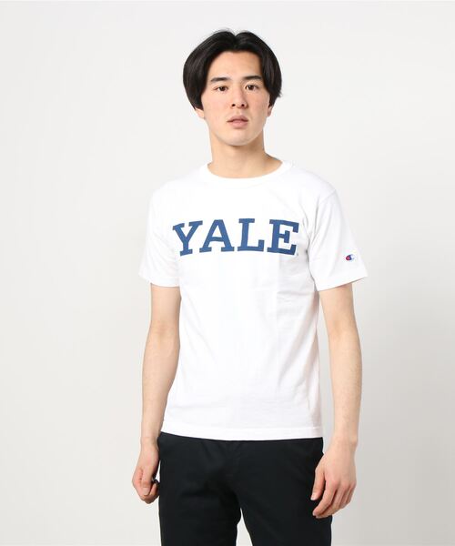 Champion(チャンピオン)の「【Champion/チャンピオン】メンズ MADE IN USA T1011(ティーテンイレブン) ショートスリーブTシャツ(Tシャツ/カットソー・メンズ・ホワイト/ホワイト×ネイビー/ネイビー/グレー・MEDIUM/LARGE/SMALL/X-LARGE)」の7枚目の写真