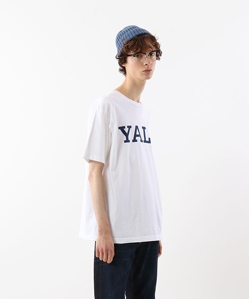 Champion(チャンピオン)の「【Champion/チャンピオン】メンズ MADE IN USA T1011(ティーテンイレブン) ショートスリーブTシャツ(Tシャツ/カットソー・メンズ・ホワイト/ホワイト×ネイビー/ネイビー/グレー・MEDIUM/LARGE/SMALL/X-LARGE)」の11枚目の写真