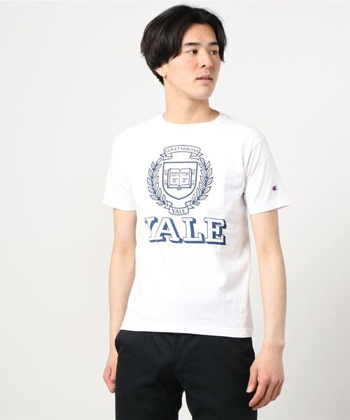Champion(チャンピオン)の「【Champion/チャンピオン】メンズ MADE IN USA T1011(ティーテンイレブン) ショートスリーブTシャツ(Tシャツ/カットソー・メンズ・ホワイト/ホワイト×ネイビー/ネイビー/グレー・MEDIUM/LARGE/SMALL/X-LARGE)」の21枚目の写真