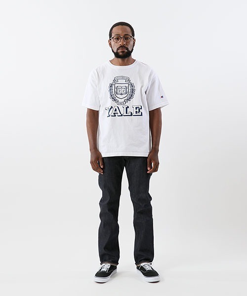 Champion(チャンピオン)の「【Champion/チャンピオン】メンズ MADE IN USA T1011(ティーテンイレブン) ショートスリーブTシャツ(Tシャツ/カットソー・メンズ・ホワイト/ホワイト×ネイビー/ネイビー/グレー・MEDIUM/LARGE/SMALL/X-LARGE)」の19枚目の写真