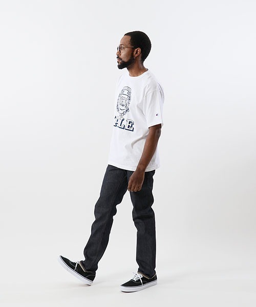 Champion(チャンピオン)の「【Champion/チャンピオン】メンズ MADE IN USA T1011(ティーテンイレブン) ショートスリーブTシャツ(Tシャツ/カットソー・メンズ・ホワイト/ホワイト×ネイビー/ネイビー/グレー・MEDIUM/LARGE/SMALL/X-LARGE)」の20枚目の写真