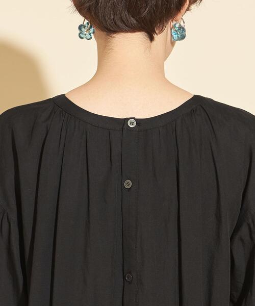 BEAUTY&YOUTH UNITED ARROWS（ビューティーアンドユースユナイテッドアローズ）の「【WEB限定】by∴ ボリュームスリーブマキシワンピース -2WAY/ウォッシャブル-（シャツワンピース・レディース・ブラック/ベージュ/ピンク・FREE）」の20枚目の写真