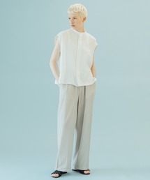 TICCA | ◇【TICCA】〈別注〉 フレンチスリーブバンドカラーシャツ WOMEN(シャツ/ブラウス)