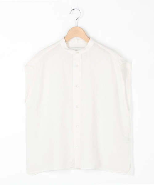 TICCA（ティッカ）の「◇【TICCA】〈別注〉 フレンチスリーブバンドカラーシャツ WOMEN（シャツ/ブラウス・レディース・ホワイト/ロイヤルブルー/パープル・FREE）」の19枚目の写真