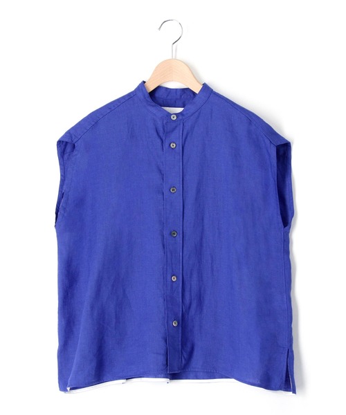 TICCA（ティッカ）の「◇【TICCA】〈別注〉 フレンチスリーブバンドカラーシャツ WOMEN（シャツ/ブラウス・レディース・ホワイト/ロイヤルブルー/パープル・FREE）」の20枚目の写真