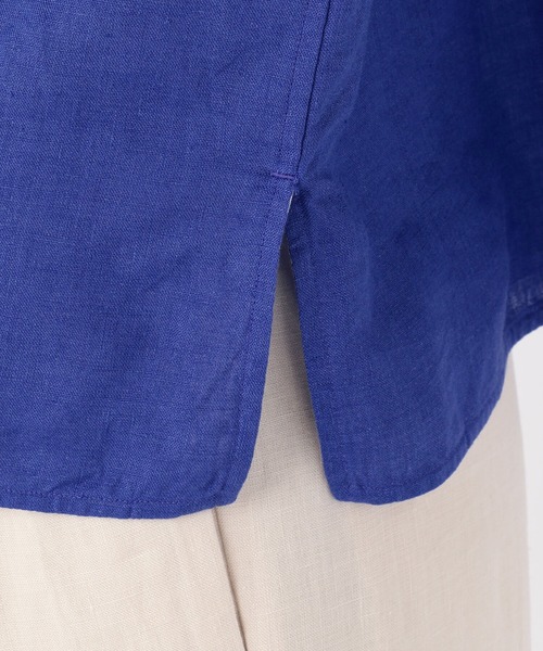 TICCA（ティッカ）の「◇【TICCA】〈別注〉 フレンチスリーブバンドカラーシャツ WOMEN（シャツ/ブラウス・レディース・ホワイト/ロイヤルブルー/パープル・FREE）」の12枚目の写真